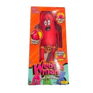 Wedgie Man Red Squishy Sensory Stress Relief Fidget Toy Viral TikTok New‎